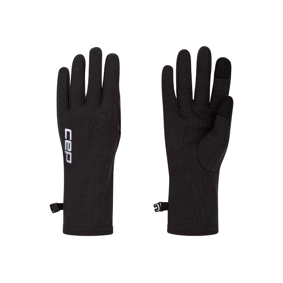 Sporting Goods CEP - manusi alergare - Core Run Merino - negru