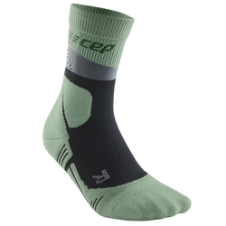 CEP - sosete compresie medii - max cushion hiking merino mid-cut - grey I mint
