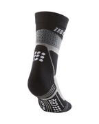 CEP - sosete compresie medii - max cushion hiking merino mid-cut - grey I black