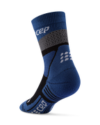 CEP - sosete compresie medii - max cushion hiking merino mid-cut - grey I blue