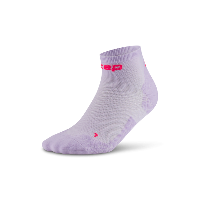 Șosete compresie scurte CEP Run Ultralight 4.0 - lila | tehnologie germană