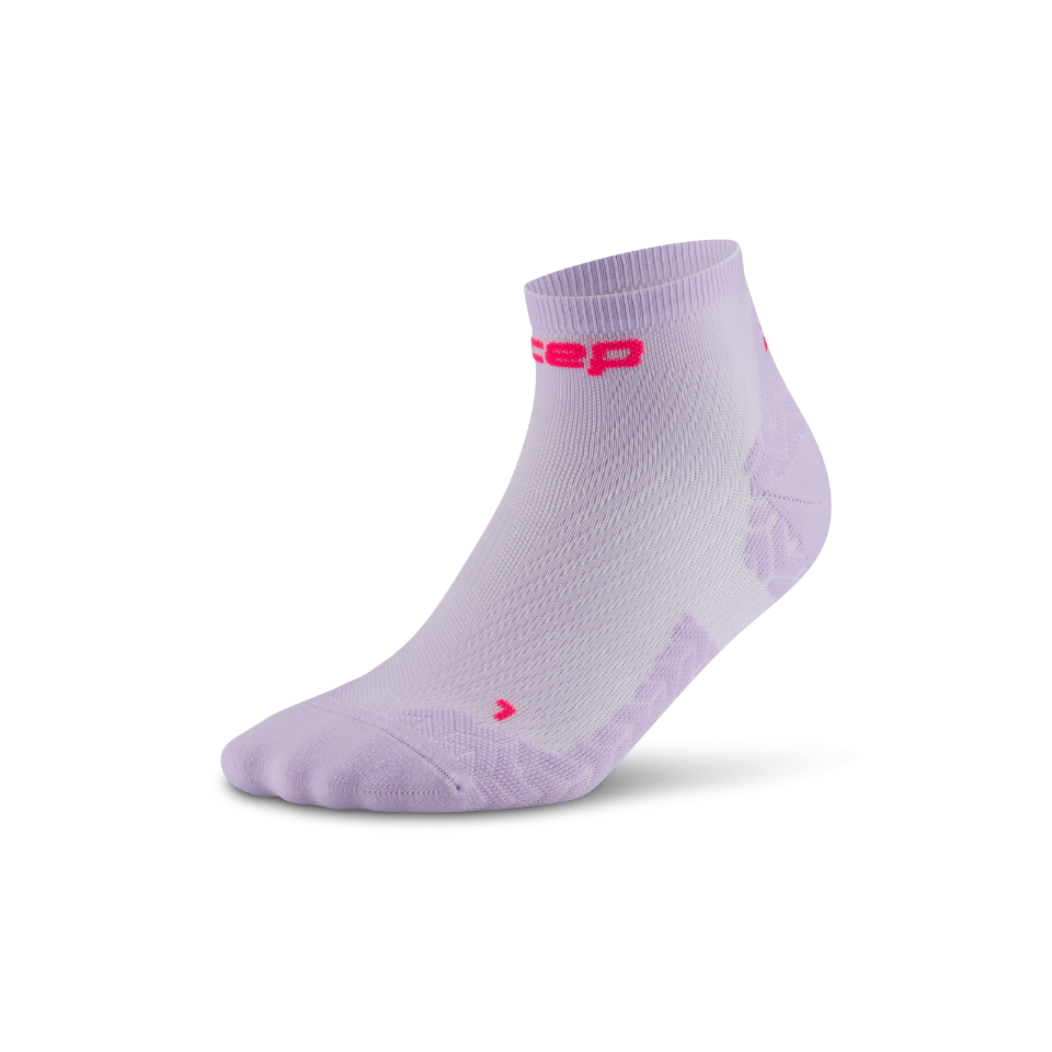 Șosete compresie scurte CEP Run Ultralight 4.0 - lila | tehnologie germană