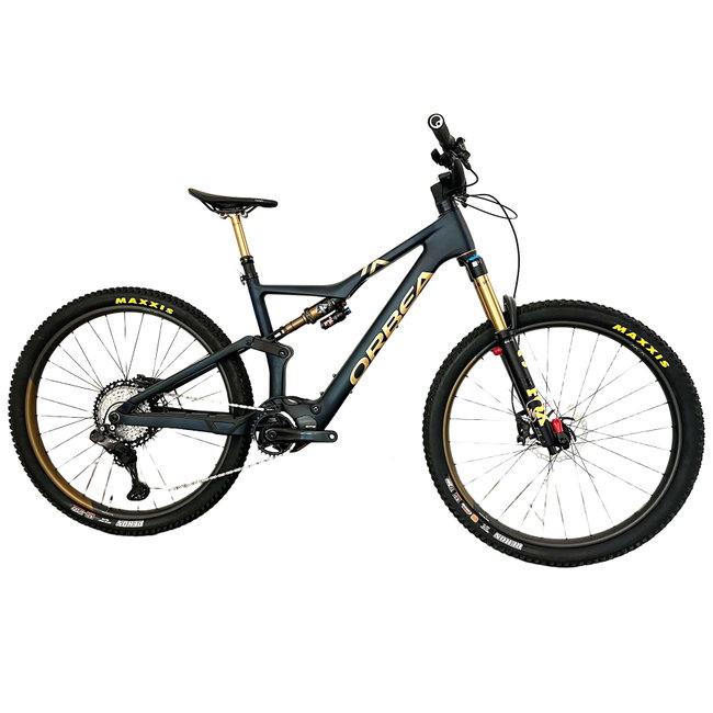 Orbea RISE M-TEAM - MyO custom - Dark Blue | Metallic Gold Sand