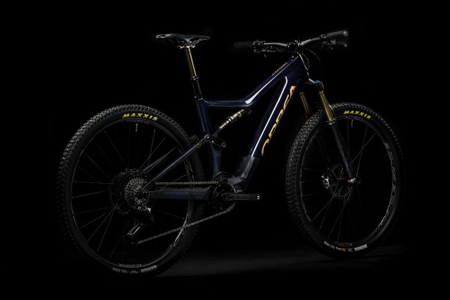 Orbea RISE M-TEAM - MyO custom - Dark Blue | Metallic Gold Sand