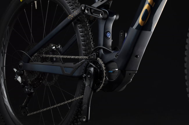 Orbea RISE M-TEAM - MyO custom - Dark Blue | Metallic Gold Sand