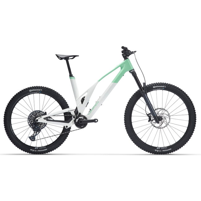 Bicicleta electrica MTB usoara - Unno IKKI Elite - alb-verde