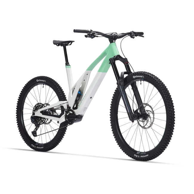 Bicicleta electrica MTB usoara - Unno IKKI Elite - alb-verde
