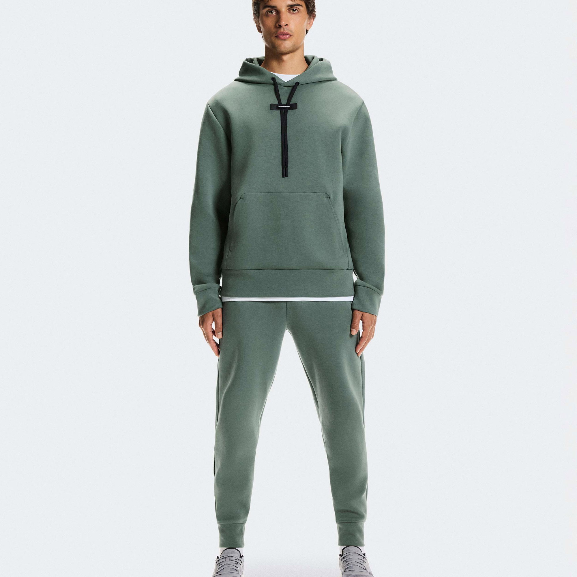 On On - hanorac - Focus Tech Hoodie - Olive