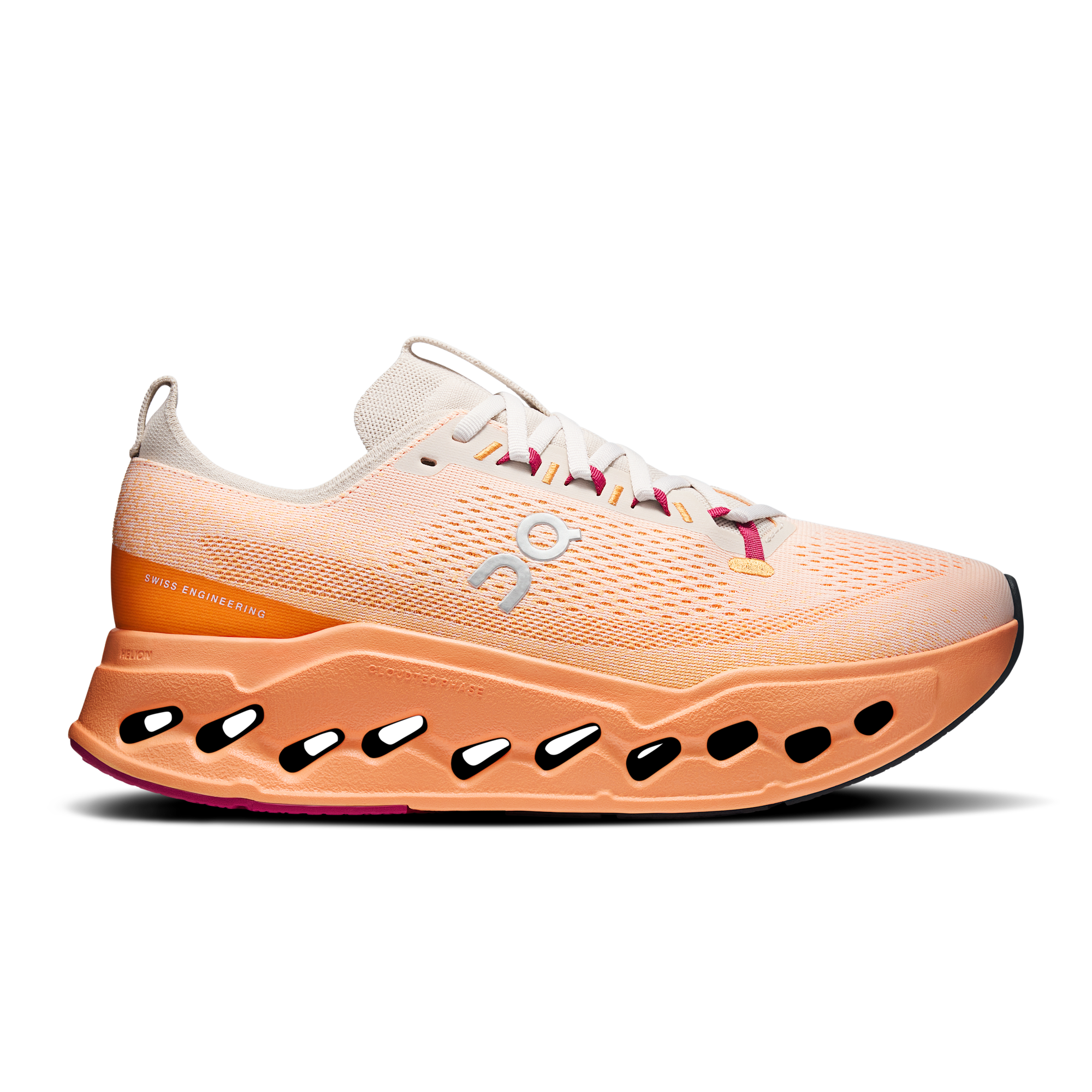 On On - pantofi alergare - Cloudsurfer Max - Pearl | Tangerine