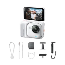 Insta360 Go Ultra Camera Video Sport Ultra-compacta 4K - Creator Bundle - alba