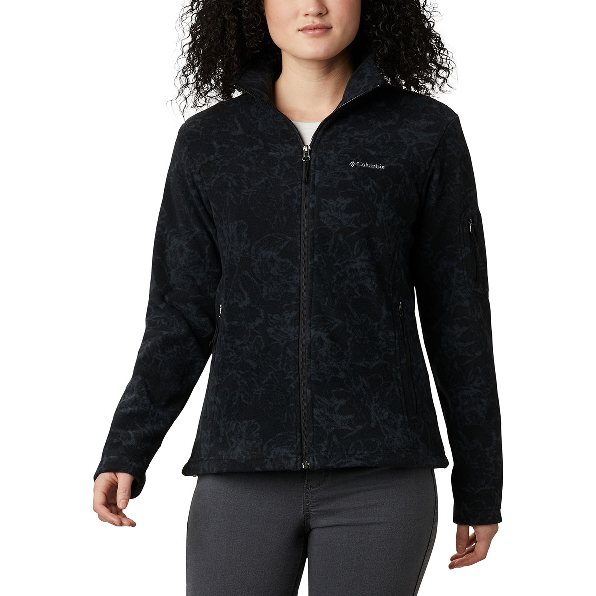 Sporting Goods Columbia - Bluza Femei Columbia Fast Trek Printed - negru