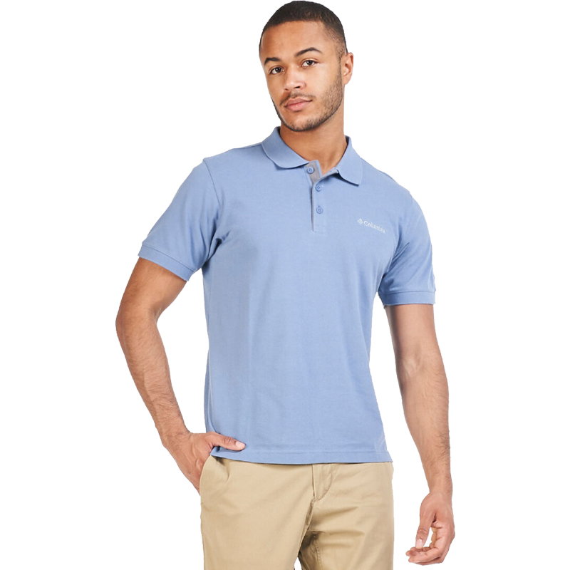 Sporting Goods Columbia - Tricou Barbati Columbia Cascade Range Solid Polo - albastru