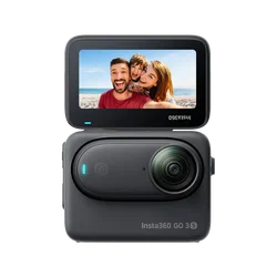 Insta360 GO 3S – Cameră ultra-compactă 4K pentru creatori - editie standard - 64gb neagra