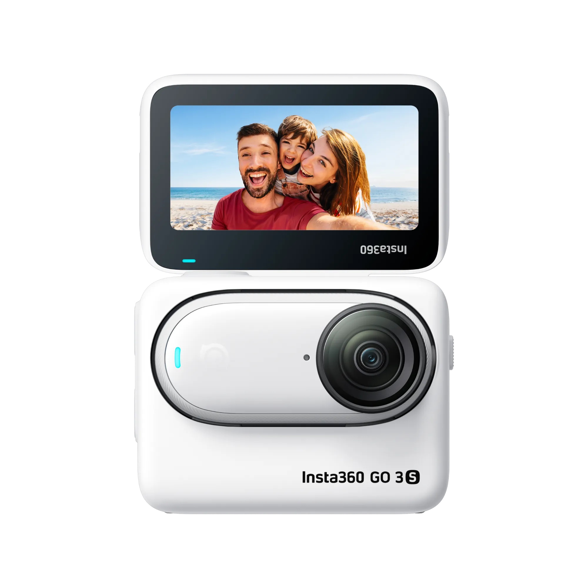 Cameras Insta360 GO 3S – Cameră ultra-compactă 4K pentru creatori - editie standard - 128gb alba