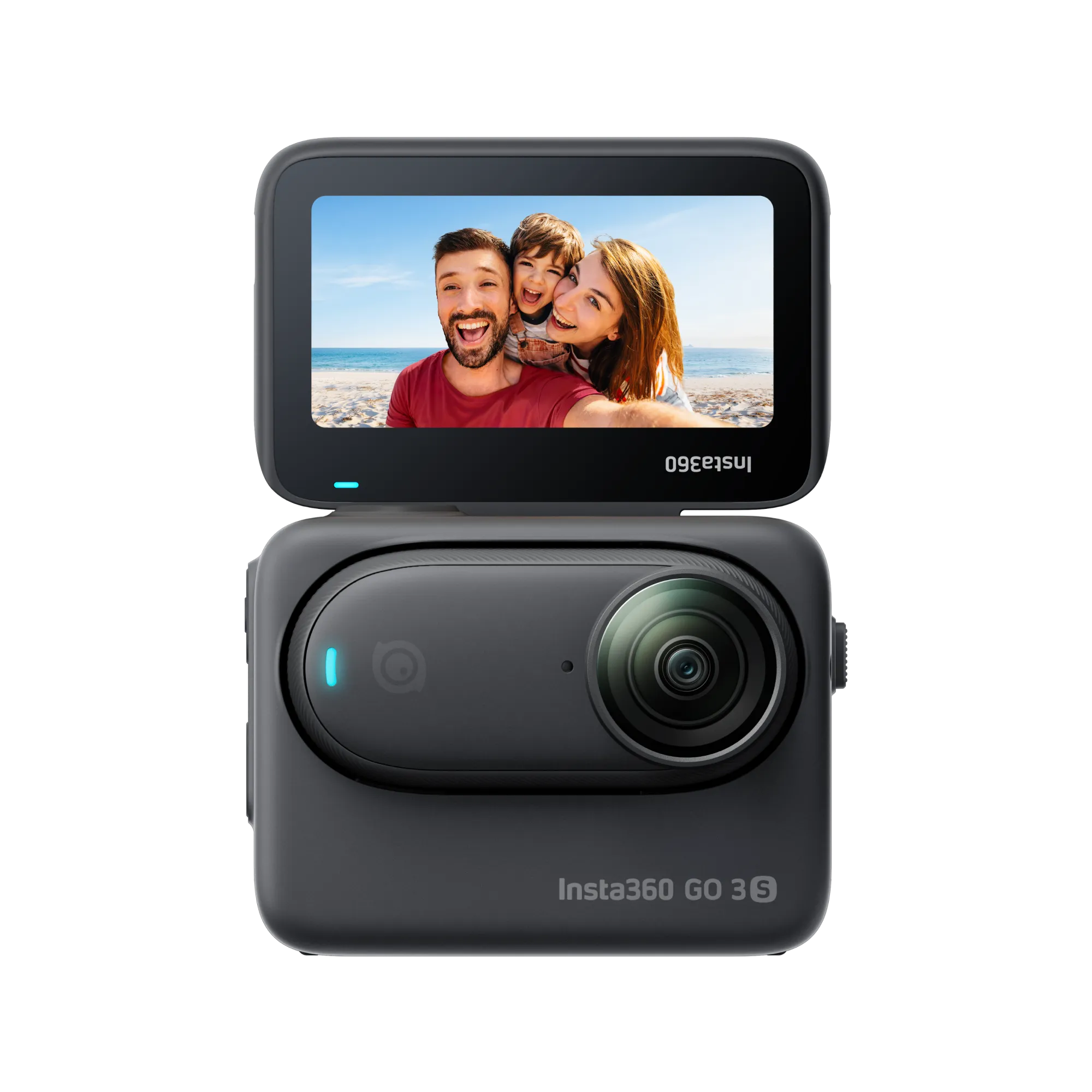 Cameras Insta360 GO 3S – Cameră ultra-compactă 4K pentru creatori - editie standard - 128gb neagra