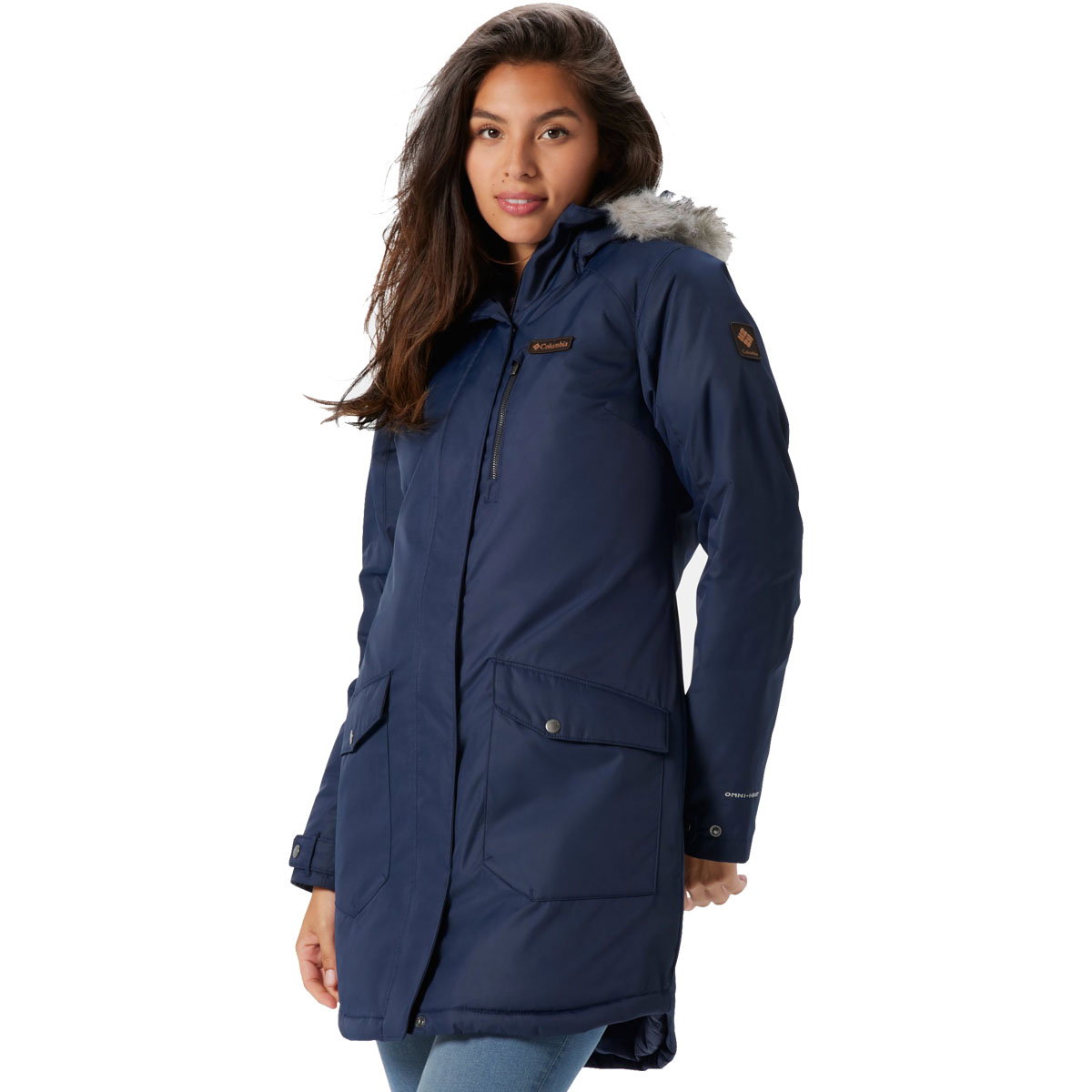Sporting Goods Columbia - Geaca Femei Columbia Suttle Mountain Long Insulated - albastru