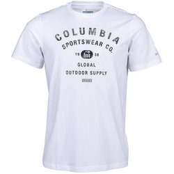 Columbia - Tricou Barbati Columbia Path Lake Graphic Tee II - alb