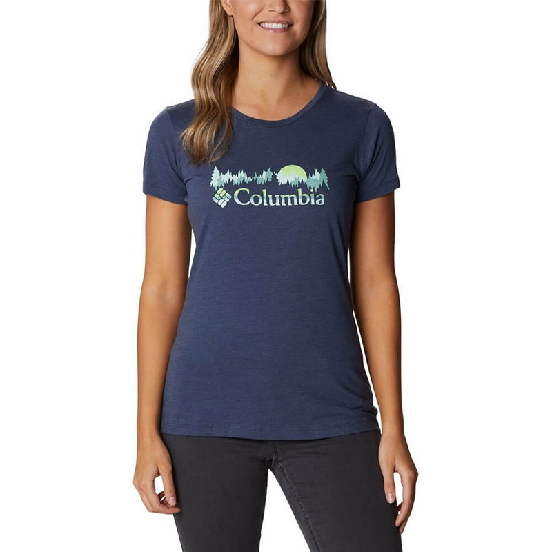 Columbia Columbia - Tricou Femei Columbia Daisy Days Ss Graphic Tee - albastru