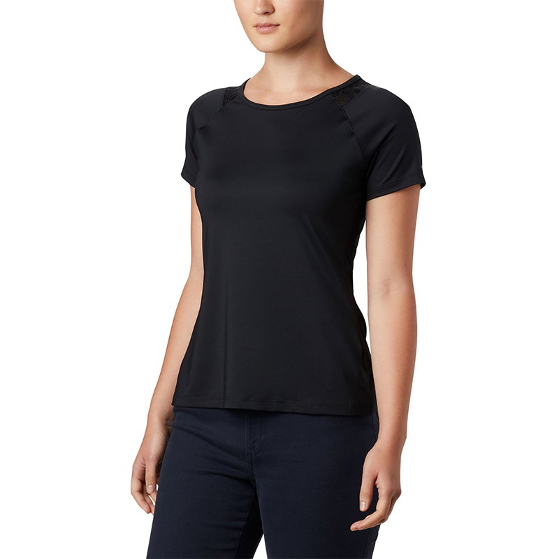 Sporting Goods Columbia - Tricou Femei Columbia Peak To Point II Ss Tee - negru