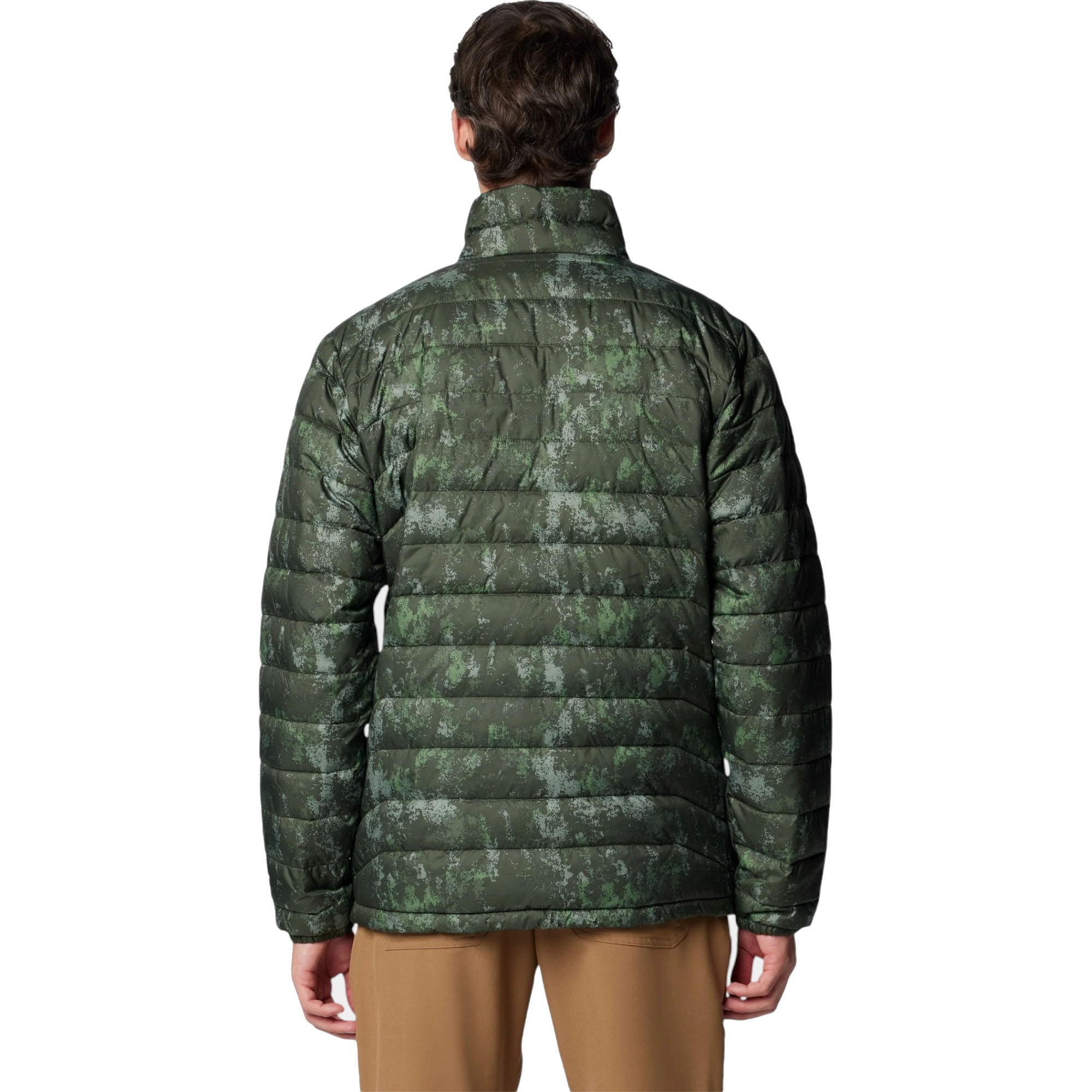 Columbia - Geaca Barbati Columbia Powder Lite II Printed - verde
