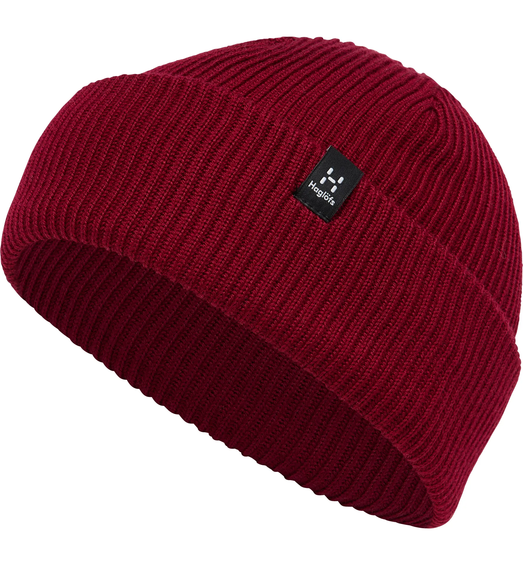 Haglofs Haglöfs Vassi Beanie – Căciulă outdoor pentru iarnă din lână - rosu Carmine Red