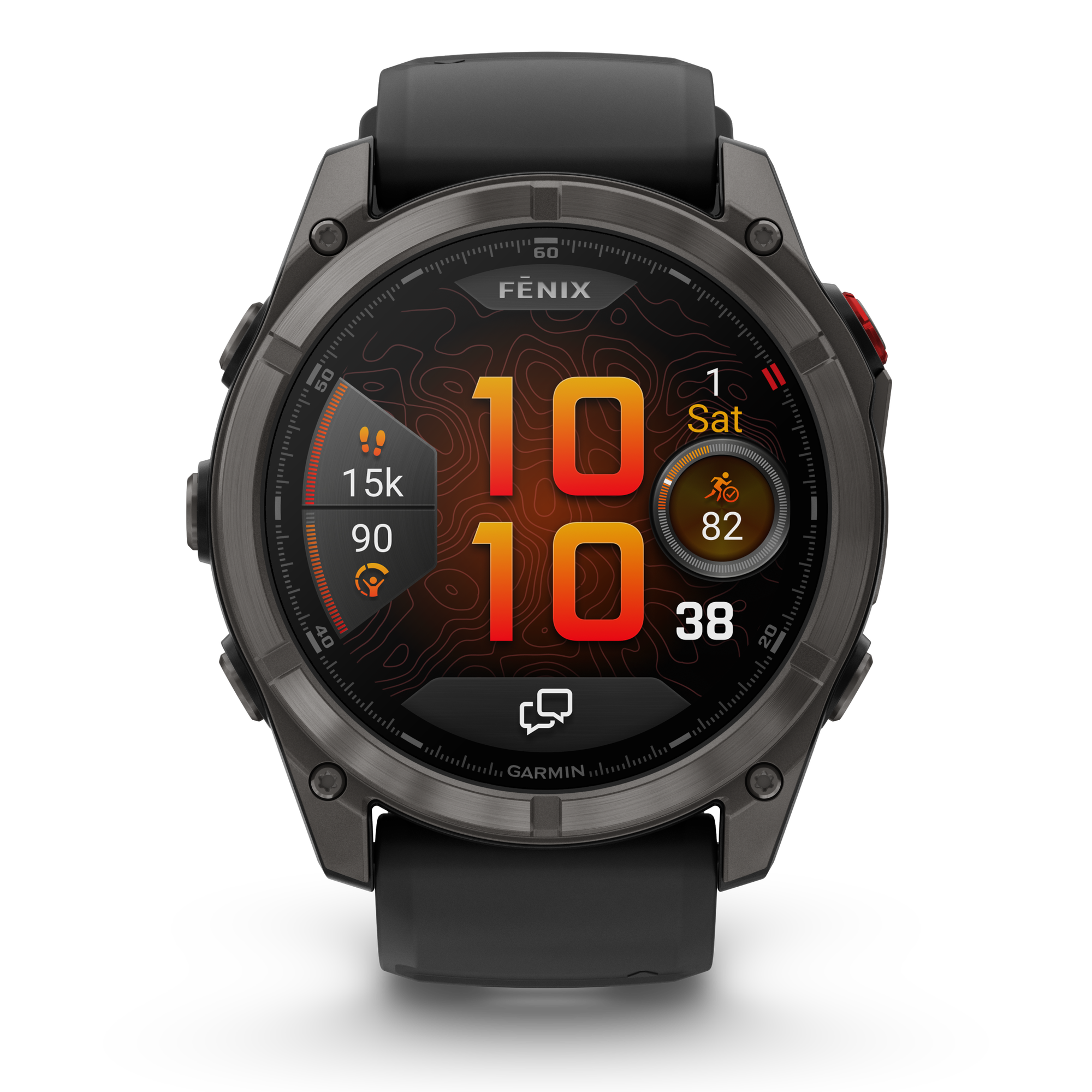 etichete autocolante Garmin fenix 8 Pro AMOLED Sapphire 51mm - smartwatch premium GPS negru Titanium DLC