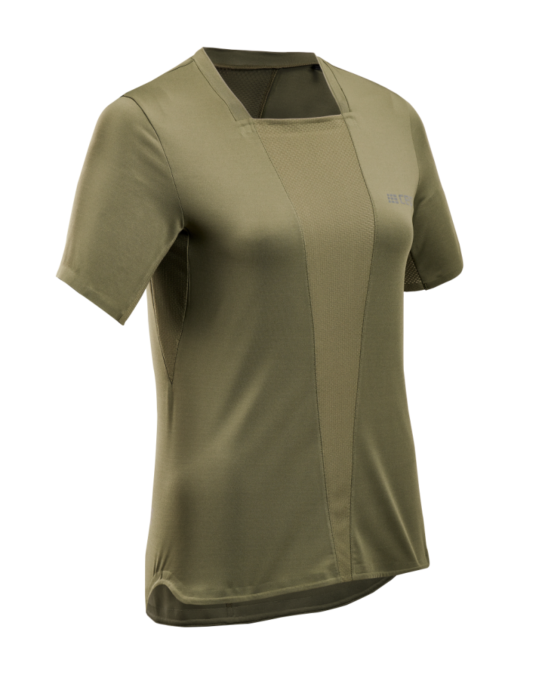 Sporting Goods CEP - tricou tehnic femei - the run shirt short sleeve v4 - olive