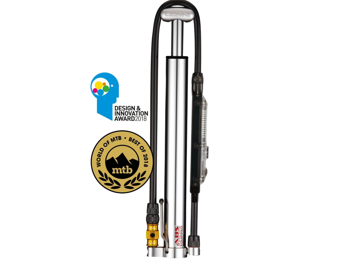 Lezyne Lezyne - mini pompa - CNC Micro Floor Drive Digital HVG - afisaj digital- 90 psi | 6.2 bar - argintiu