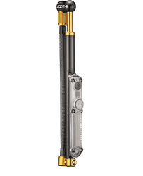 Lezyne - mini pompa suspensie - Hand Pump Shock Drive Digital - 350 psi | 24.1 bar - black I gold - 14 cm