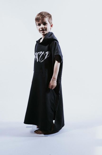 Z3R0D - prosop copii tip poncho - TRANSITION TOWEL KID - armada black