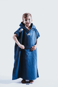 Z3R0D - prosop copii tip poncho - TRANSITION TOWEL KID - albastru navy