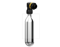 Lezyne - mini pompa CO2 - Pump Twin Speed Drive CNC cu cartus 25g - argintiu