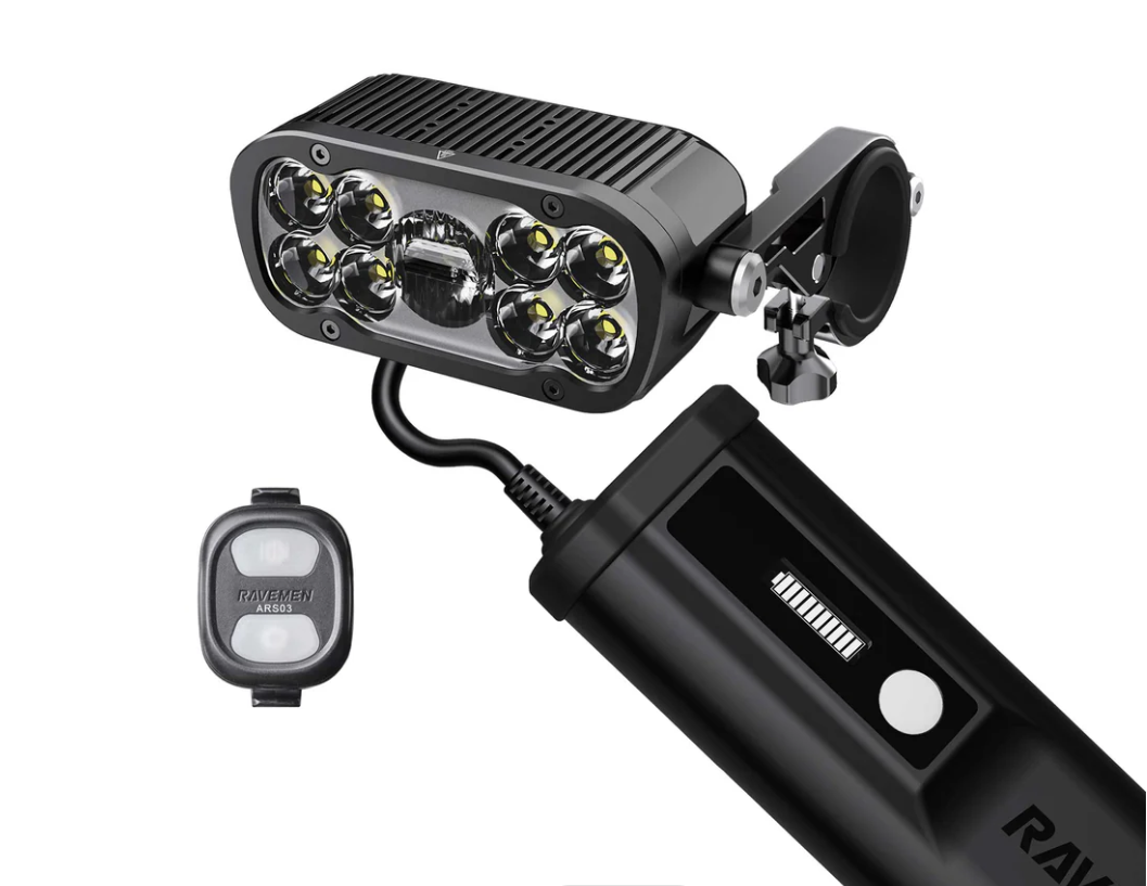 Ravemen RAVEMEN - far 6000 lumeni - XR6000 USB - acumulator 8000Ah
