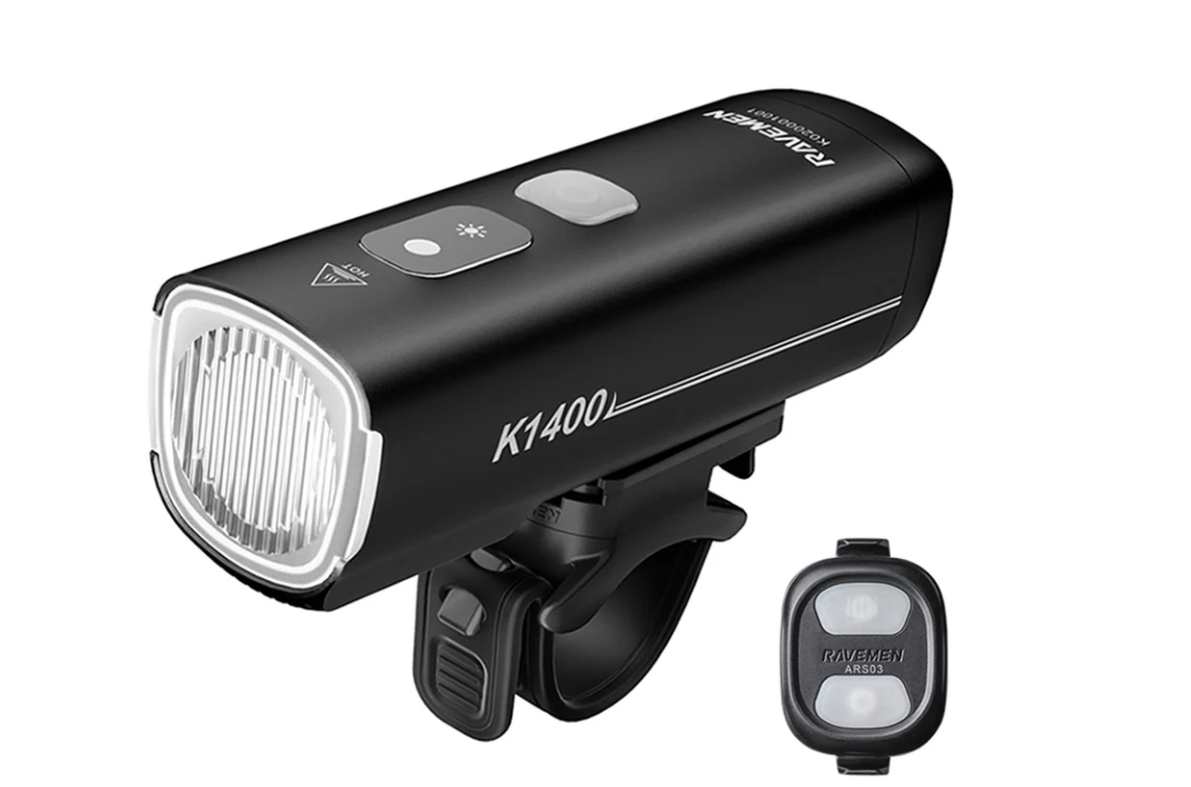 Ravemen Far RAVEMEN - K1400 - 1400 lumeni - AI Nighttime Mode + Telecomanda