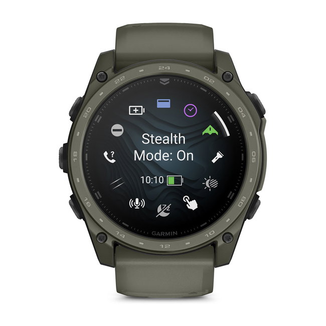 Garmin tactix 8 AMOLED Sapphire 51mm Cerakote - Smartwatch Tactic verde oliv