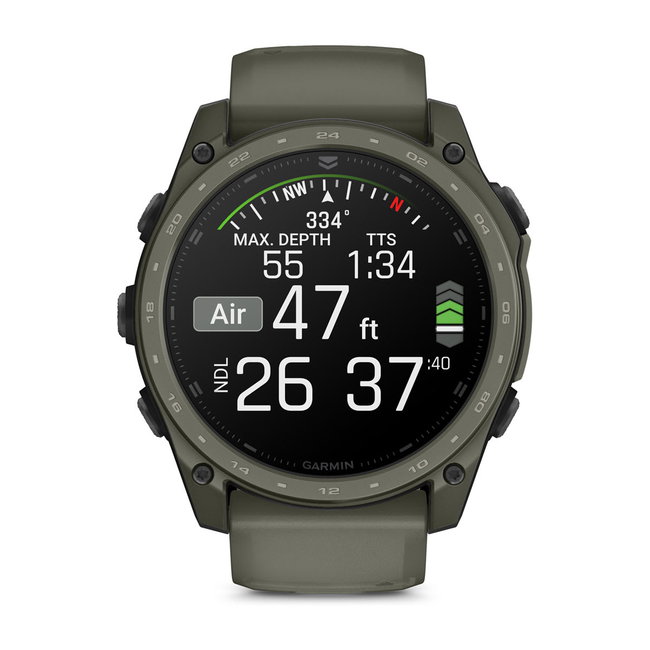 Garmin tactix 8 AMOLED Sapphire 51mm Cerakote - Smartwatch Tactic verde oliv