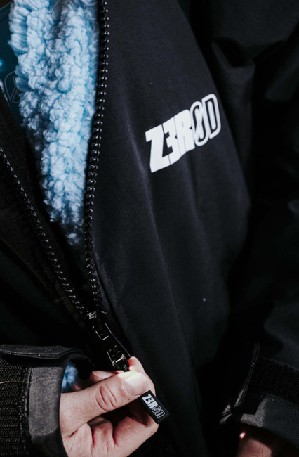 Z3R0D - hanorac inot waterproof - PARKA IMPERMEABLE - black I atoll