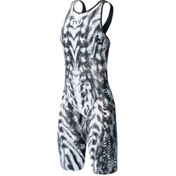TYR - costum tehnic inot femei - Venzo Open Back - alb-gri