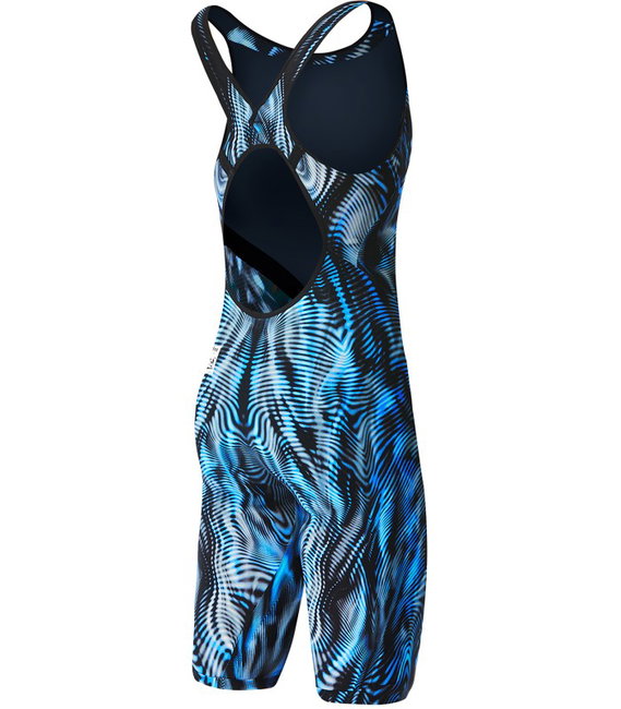 TYR - costum tehnic inot femei - Venzo Open Back - albastru