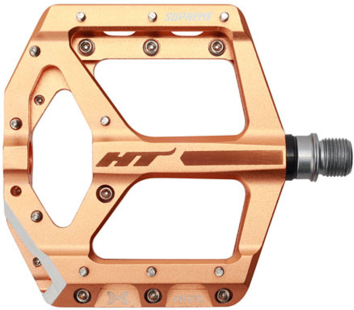 Bicycle Parts HT COMPONENTS - pedale flat bicicleta MTB ANS10 Supreme Emil Johansson - auriu