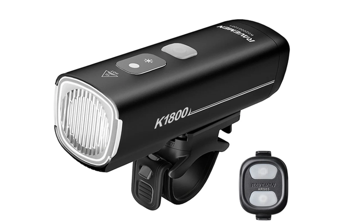 Ravemen Far RAVEMEN - K1800 - 1800 lumeni - AI Nighttime Mode + Telecomanda