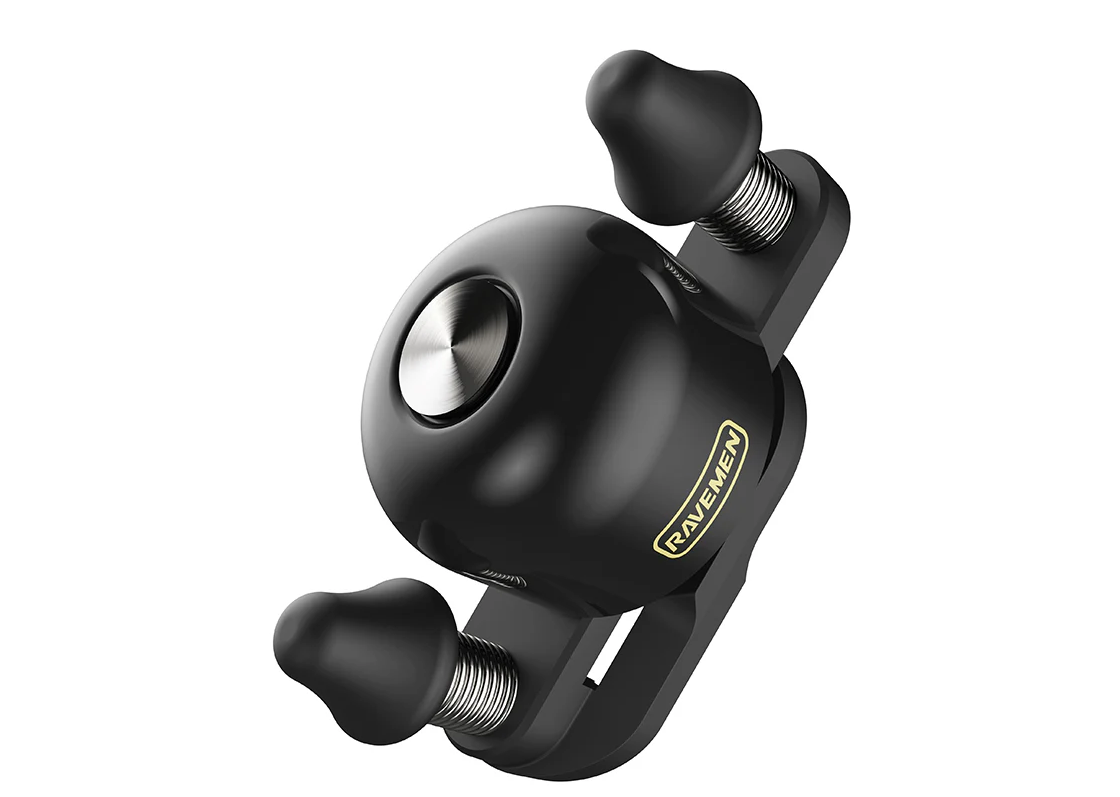 Bicycle Bells & Horns RAVEMEN - sonerie 100 dB - Q3 negru