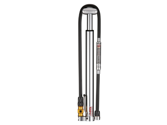 Lezyne Lezyne - mini pompa - CNC Micro Floor Drive Digital HPG - afisaj digital- 160 psi | 11 bar - argintiu