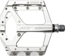 HT COMPONENTS - pedale flat bicicleta MTB ANS10 Supreme Emil Johansson - argintiu