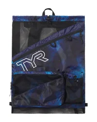 TYR - rucsac materiale inot - Elite Team Big Mesh Mummy - blue | teal | green - 40L