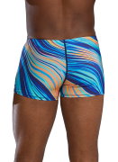 Costum înot TYR Riptide Square Leg - turcoaz/portocaliu | Durafast Elite