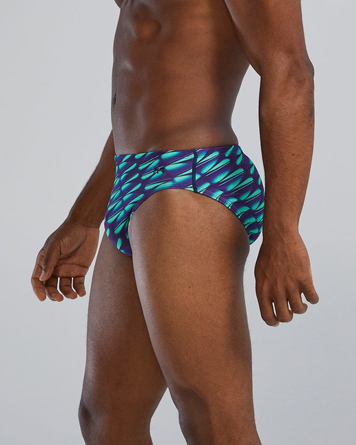 Slip înot TYR Dragonflyte - verde/bleumarin | rezistent clor