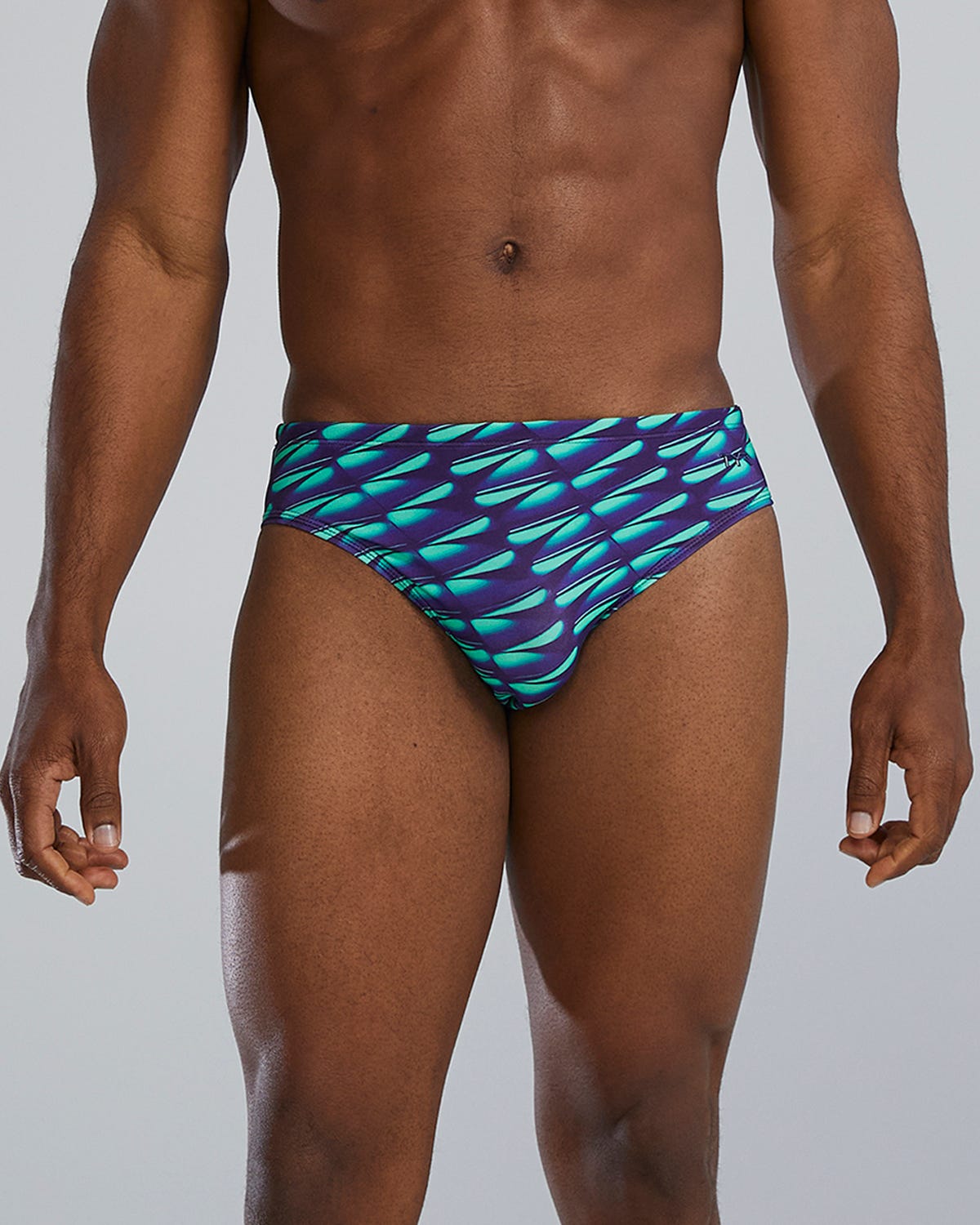 TYR Slip înot TYR Dragonflyte - verde/bleumarin | rezistent clor