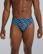 Slip înot TYR Dragonflyte - verde/bleumarin | rezistent clor