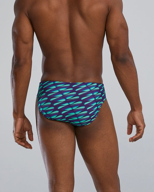 Slip înot TYR Dragonflyte - verde/bleumarin | rezistent clor